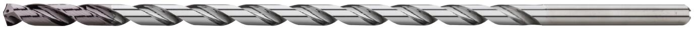 Сверло спиральное удлинённое S90112 AlTiN, Ø8 мм